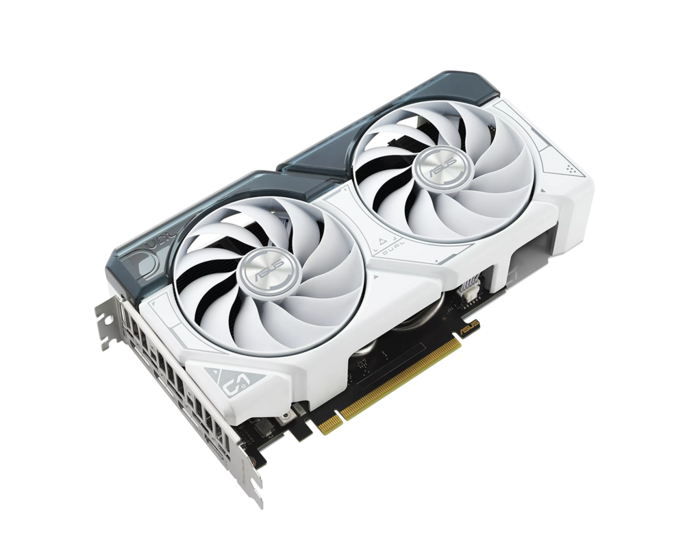 Видеокарта ASUS Dual GeForce RTX 4060 White OC Edition 8GB GDDR6 3