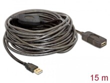  Удължителен кабел DeLock, USB-A женско - USB-A мъжко, USB 2.0, 15 м, Черен 683311 DELOCK-82689 на топ цена - PIC.bg