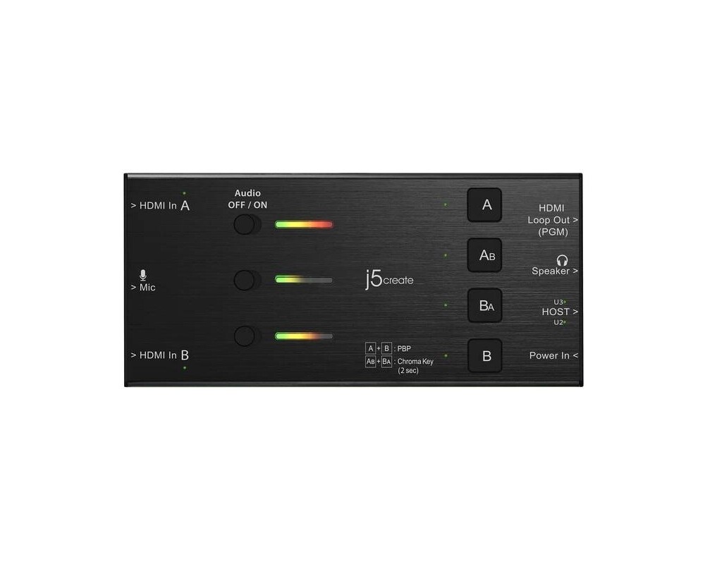 TV тунер/видео устройство Кепчер j5create JVA06 Dual HDMI™ видео кепчър 3