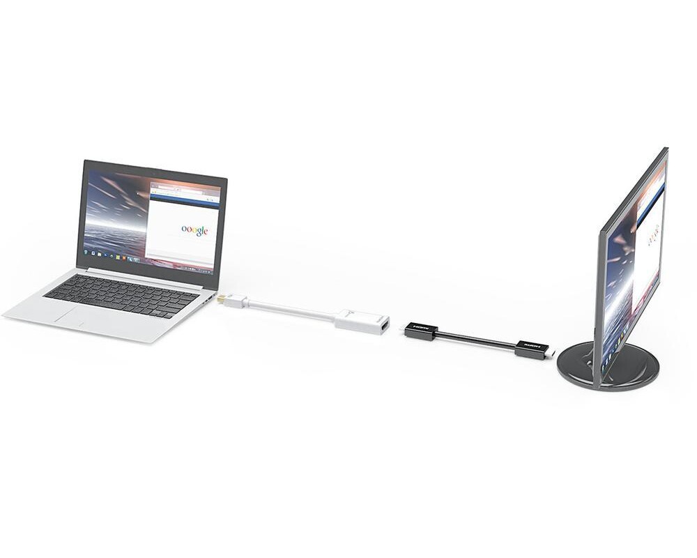 Адаптери j5create JDA159, mini DisplayPort мъжко - HDMI женско, 4K, 125 мм 3