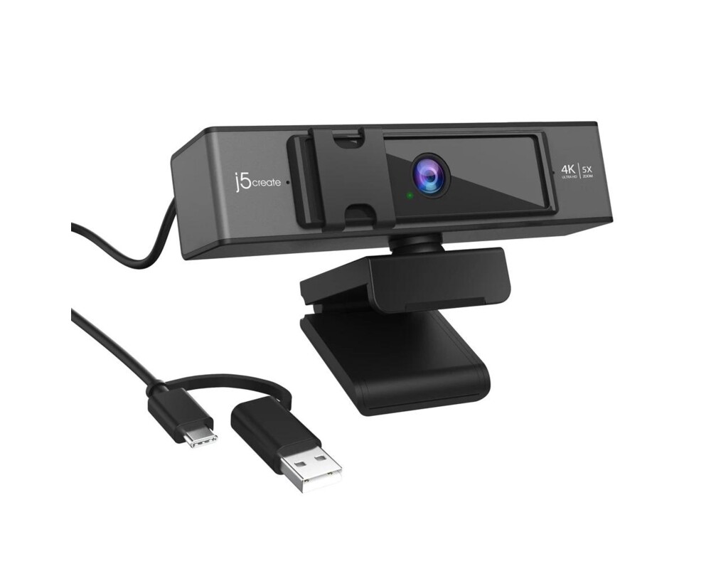 Уеб камера j5create JVCU435, 4K UltraHD, Микрофон, USB, 5x Digital Zoom, Remote Control 3
