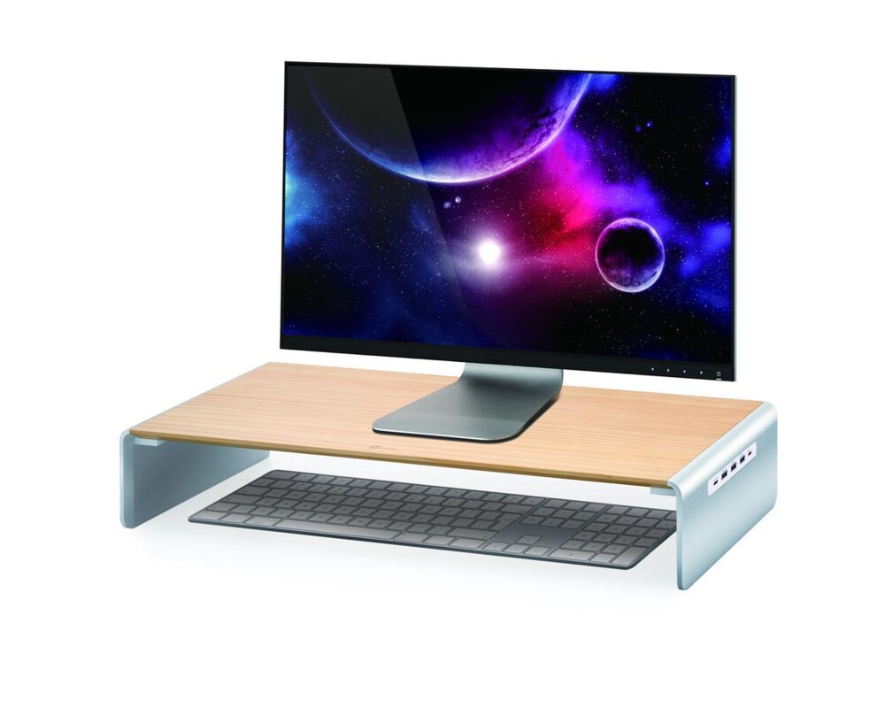 USB хъб Поставка за монитор j5create JCT425 8 в 1 USB Type-C/PD/4K HDMI/ 6-Port USB 3.0 3
