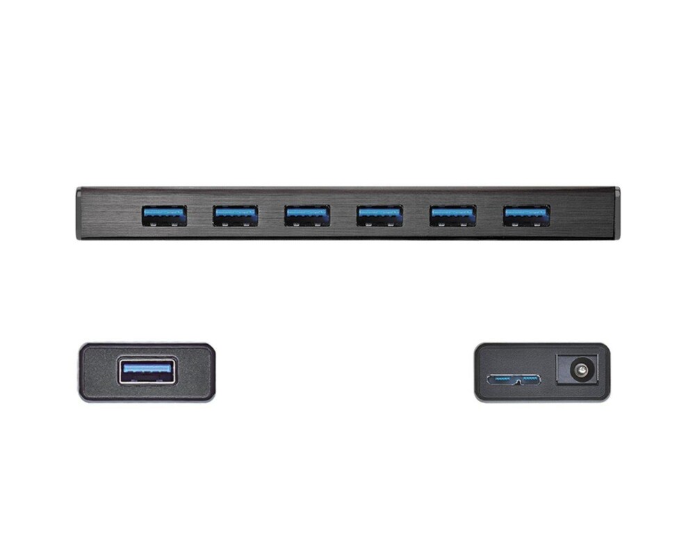 USB хъб Хъб 7-портов J5 Create USB-C JCH377, USB 3.0, 1:7, Бял 7