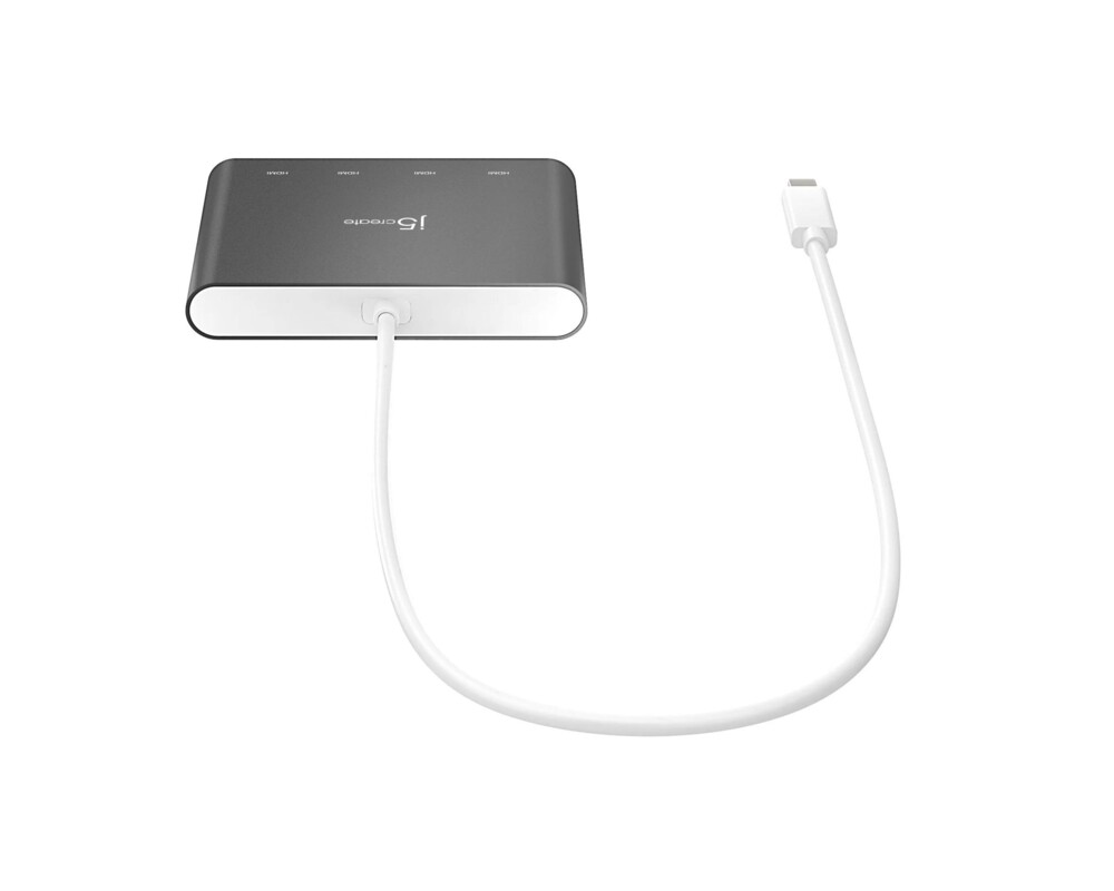 Адаптери j5create JCA366, За 4 монитора, USB-C - 4 x HDMI 2