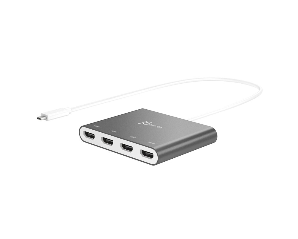 Адаптери j5create JCA366, За 4 монитора, USB-C - 4 x HDMI 3