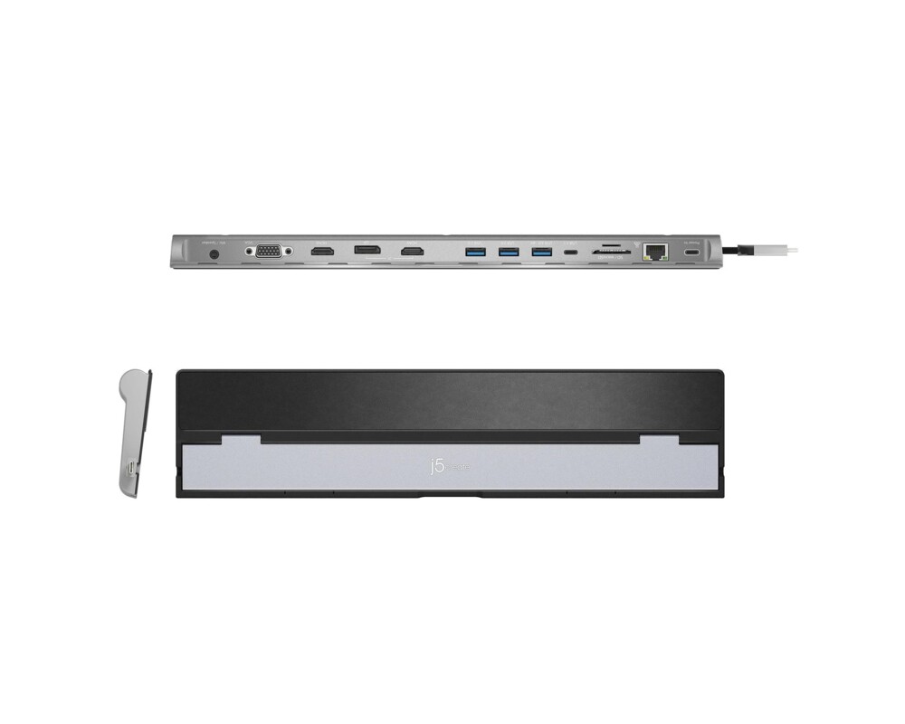 Докинг станция Докинг станция j5create JCD543, За три монитора, 100W PD 4