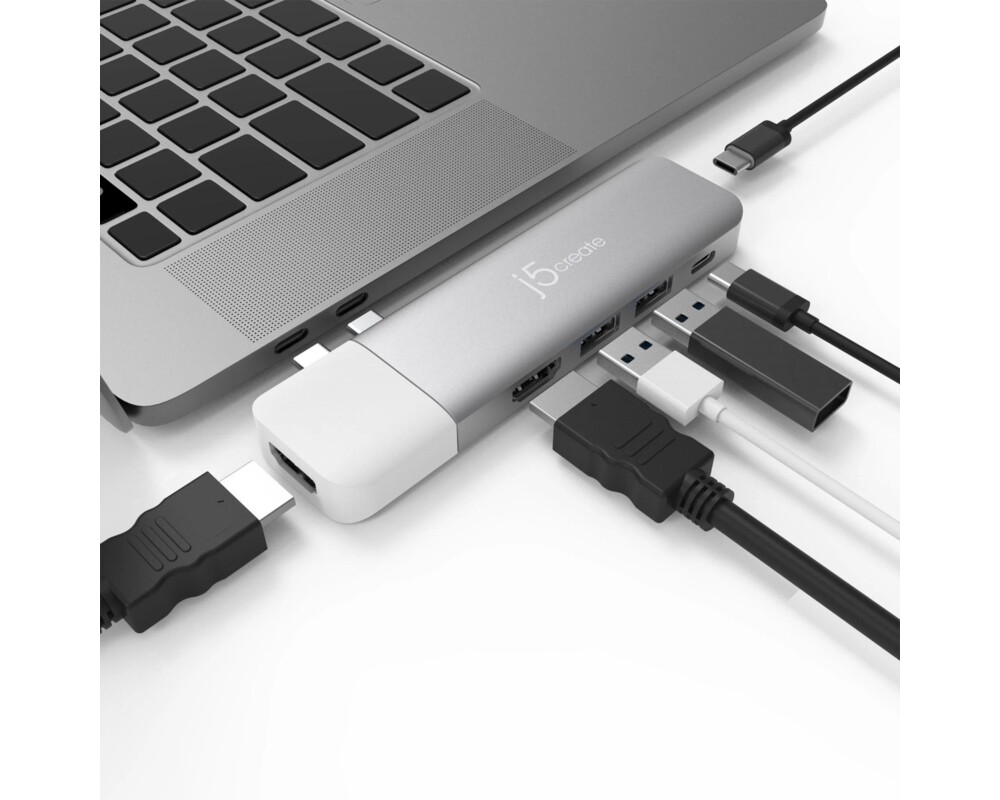 Докинг станция Модулна докинг станция j5create JCD387, 2 модула, USB-C 8