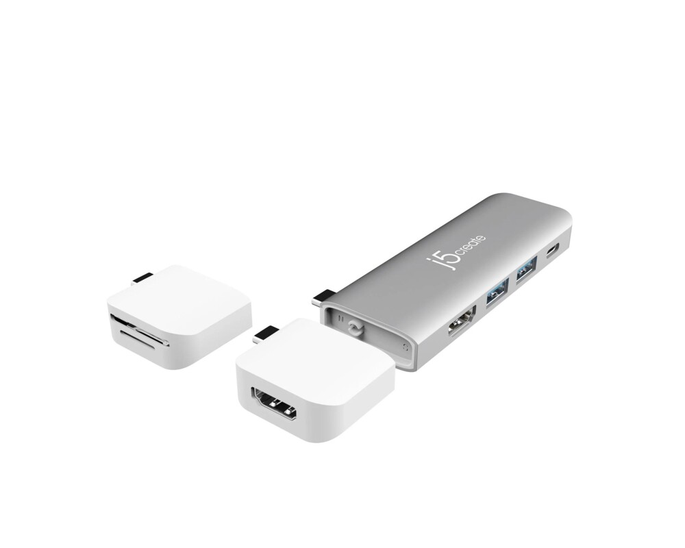 Докинг станция Модулна докинг станция j5create JCD387, 2 модула, USB-C 2
