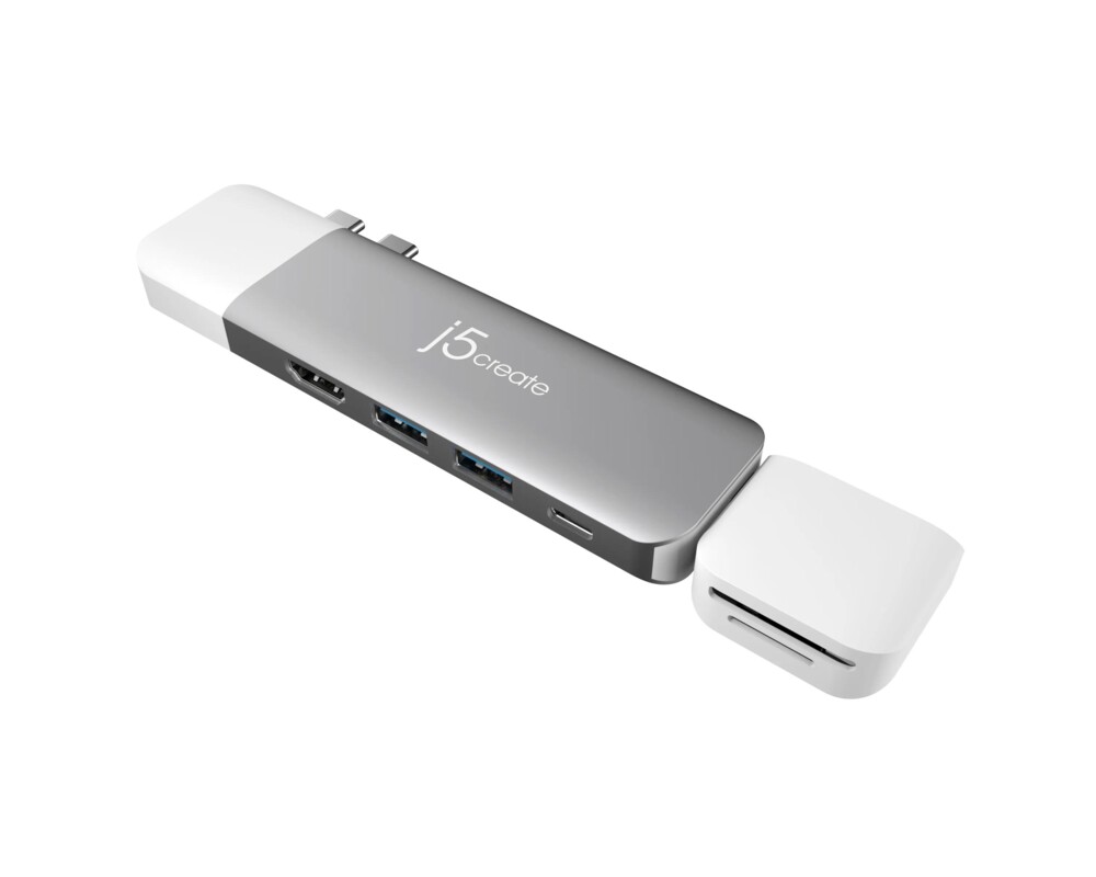 Докинг станция Модулна докинг станция j5create JCD387, 2 модула, USB-C 4