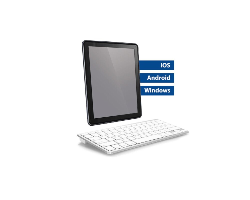 Клавиатура ACT AC5600, Bluetooth, За таблети компютри смартфони, US 5