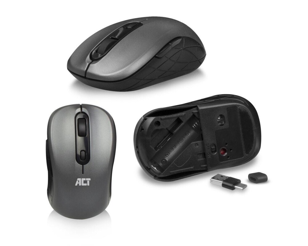 Клавиатура Комплект клавиатура с мишка ACT AC5710, 2.4 Ghz, USB-C/USB-A, US 5