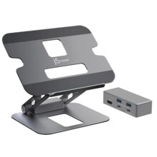  Поставка за лаптоп с докинг станция j5create JTS327, до 16&quot;, USB-C, 4K 684981 J5-JTS327 на топ цена - PIC.bg