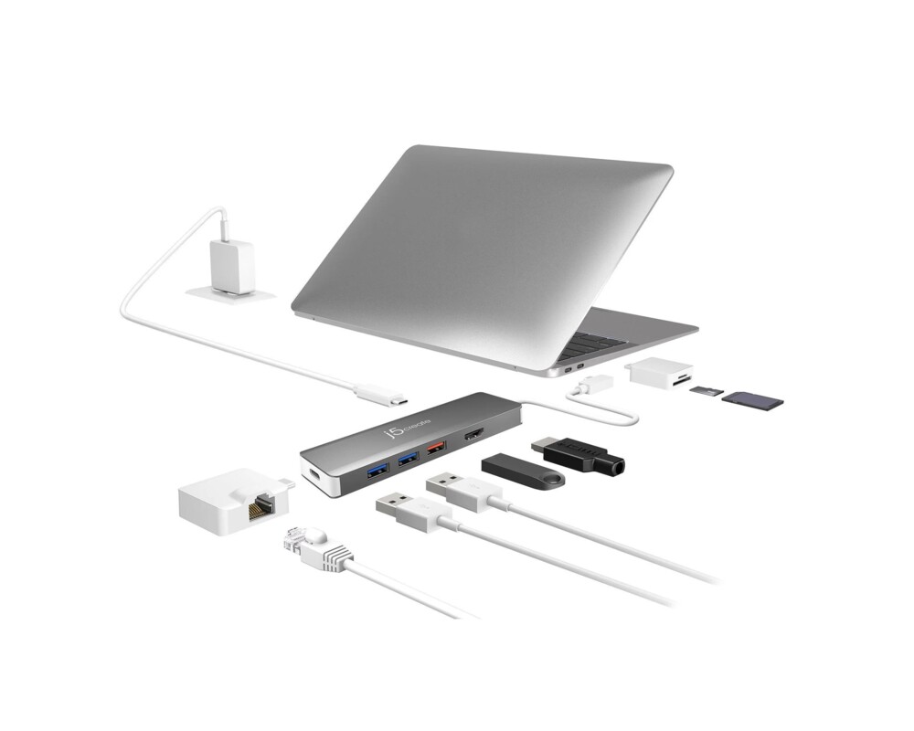 Докинг станция Модулна докинг станция j5create JCD375, 2 модула, USB-C 4