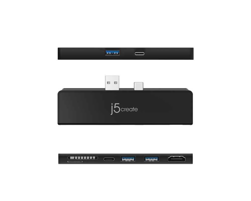 Докинг станция Докинг станция j5create LTRADRIVEMINIDOCK JCD324, За Surface Pro 7 3