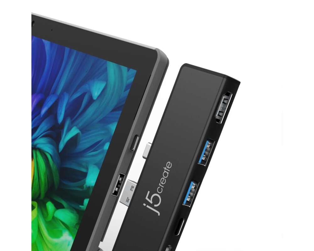 Докинг станция Докинг станция j5create LTRADRIVEMINIDOCK JCD324, За Surface Pro 7 4