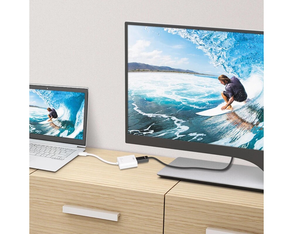 Адаптери j5create JDA158, DisplayPort мъжко - HDMI женско, 4K, Бял 4