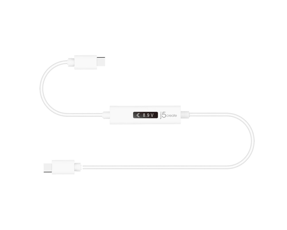 Кабел за зареждане j5create JUCP14, Измервател на мощност, USB-C 4