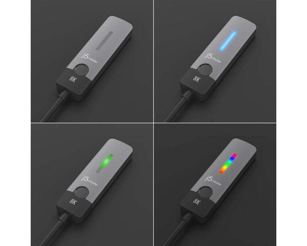 Адаптери j5create JCA157, USB-C мъжко - HDMI 2.1 женско, 8K 4