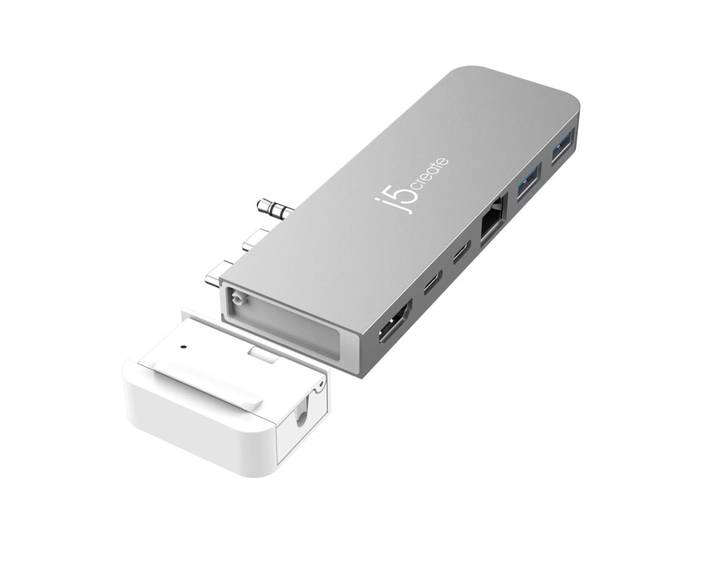 USB хъб Докинг станция j5create JCD395, USB4 Hub, MagSafe Kit, За MacBook Pro 2021/2022 2