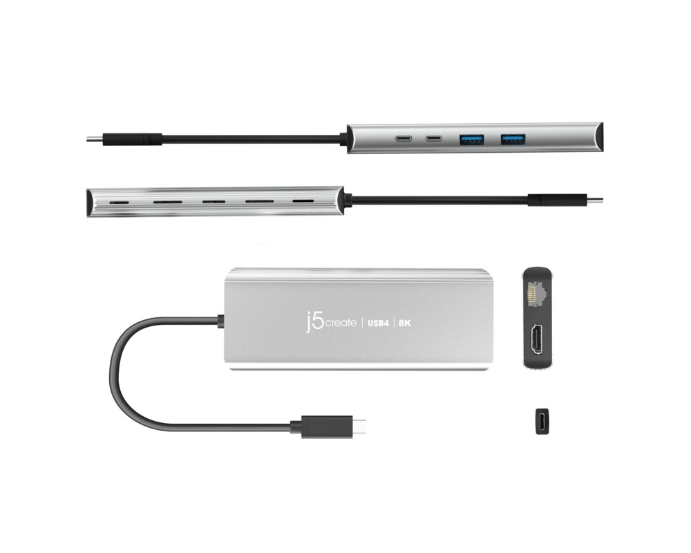 Докинг станция Докинг станция j5create JCD403, USB4, Multi-port хъб, Gigabit Ethernet 3