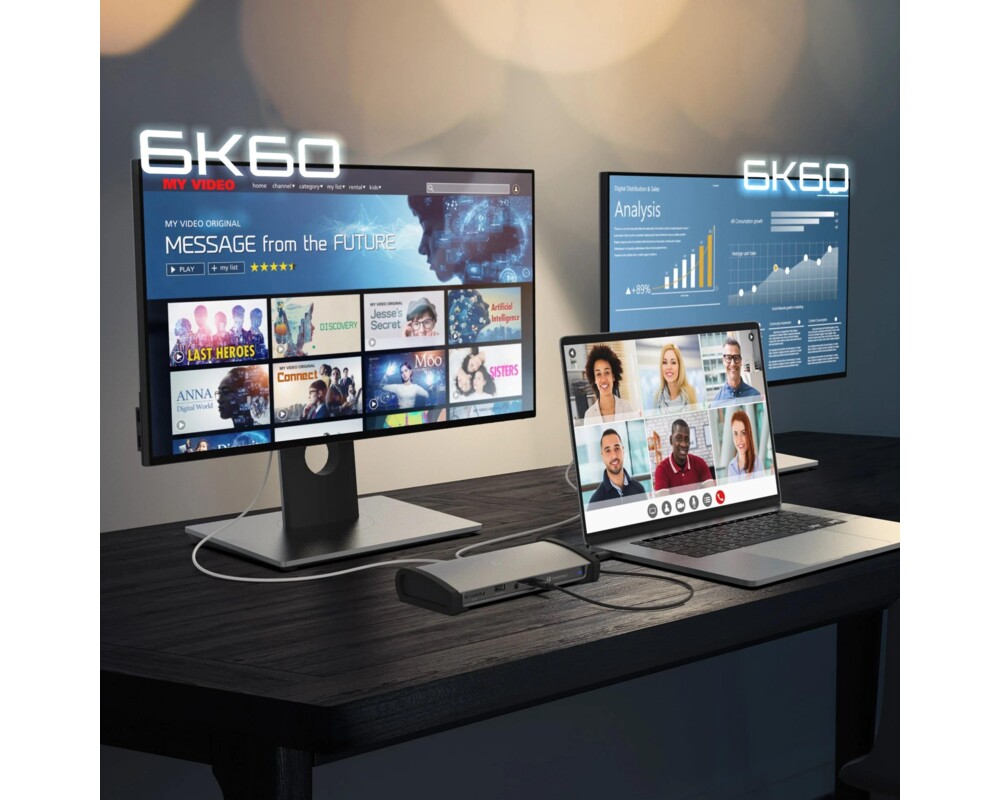 Докинг станция Докинг станция j5create JTD562, Thunderbolt 4, USB-C, 8K 6