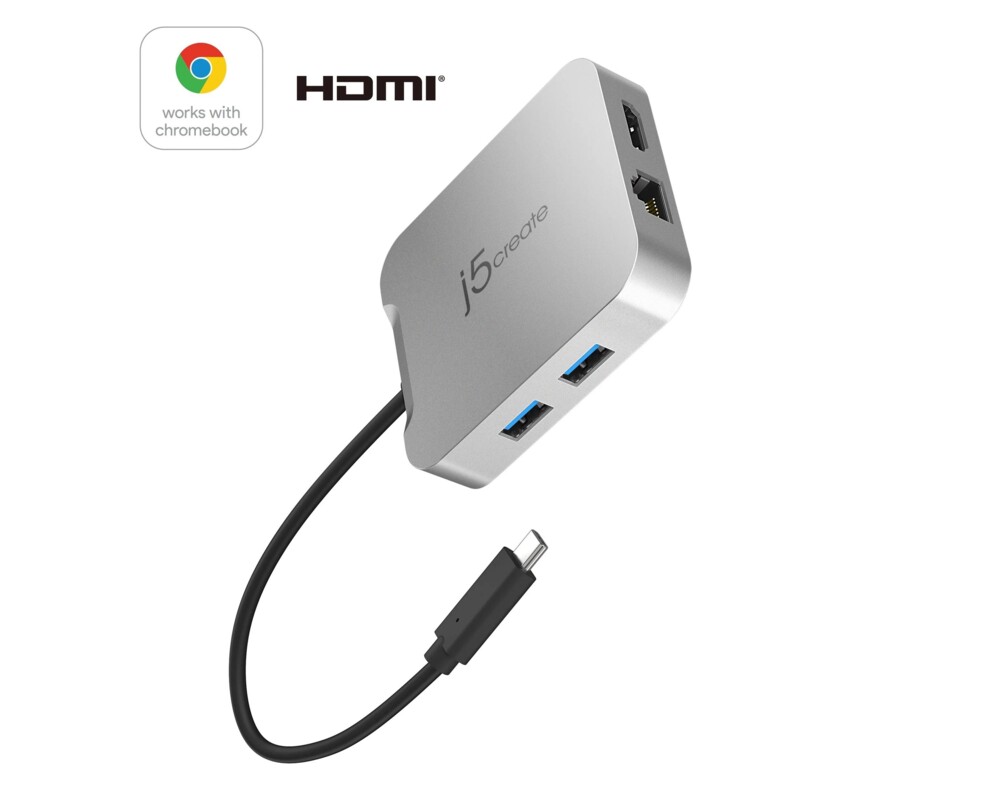 Докинг станция Докинг станция j5create JCD391 4K60 Elite USB-C PD, USB-A, HDMI, RJ-45 2