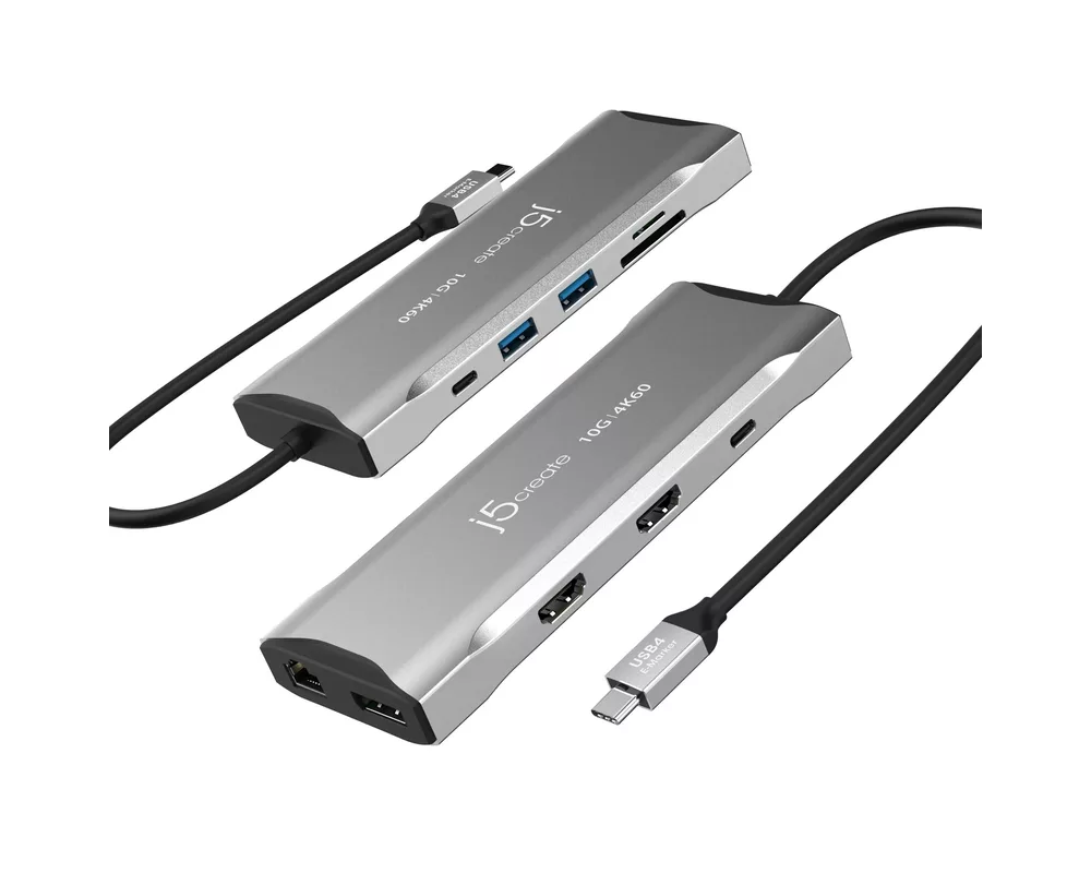 Докинг станция Докинг станция j5create JCD397 100W, 4K60 Elite USB-C, 10Gbps 2