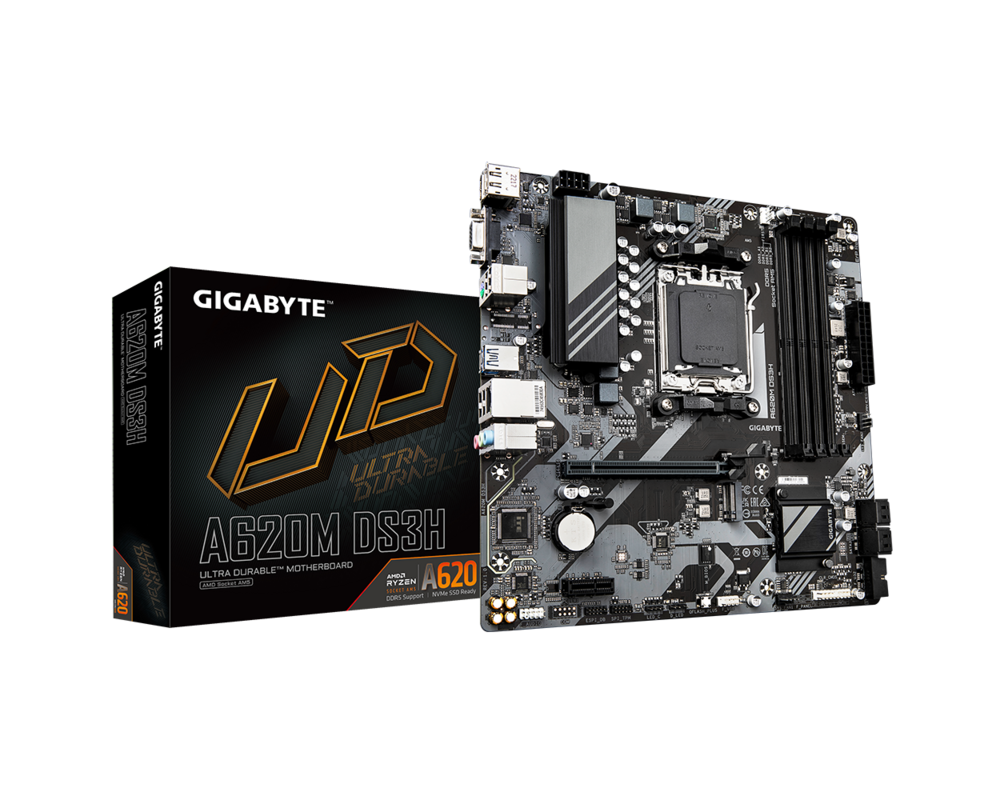 Дънна платка GIGABYTE A620M DS3H socket AM5 5