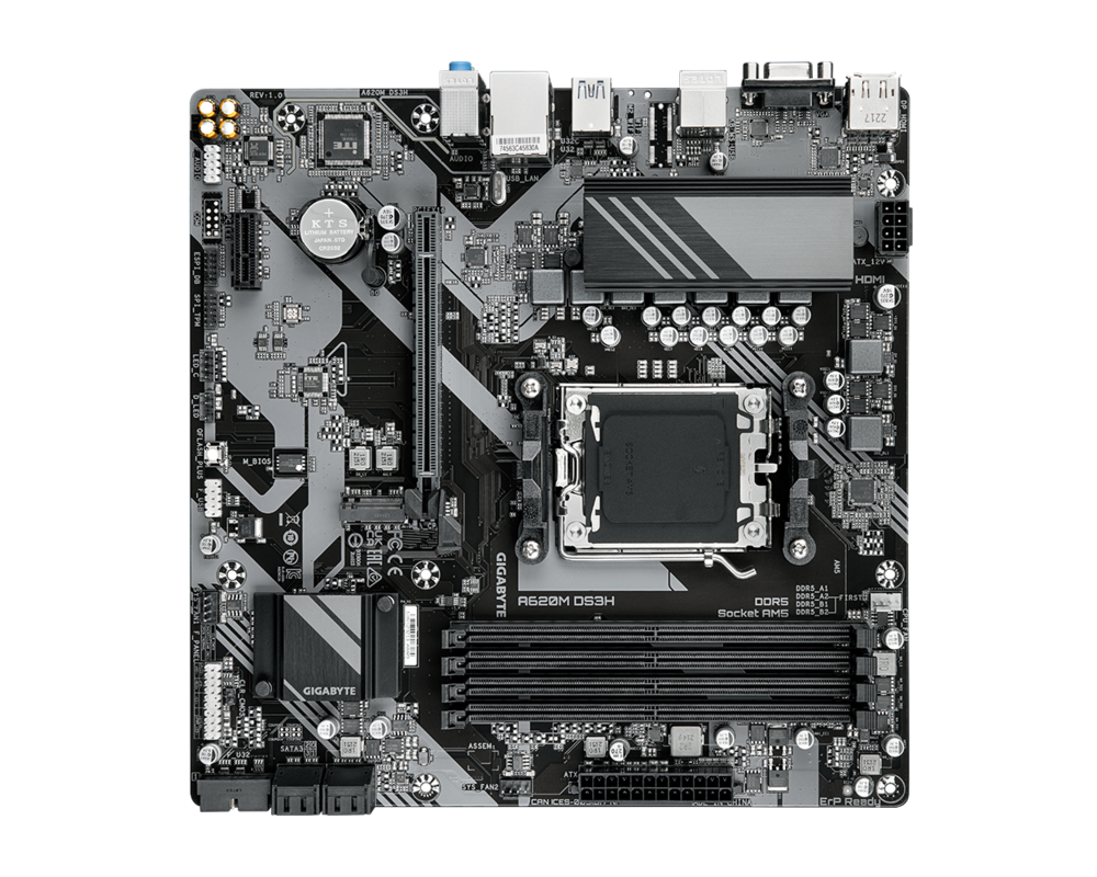 Дънна платка GIGABYTE A620M DS3H socket AM5 3