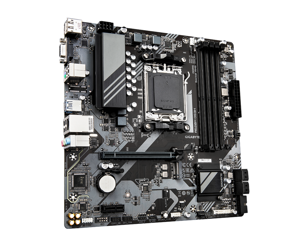 Дънна платка GIGABYTE A620M DS3H socket AM5 2