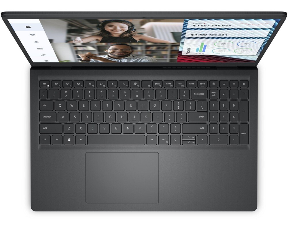 Лаптоп Dell Vostro 3520 15.6" FHD (1920x1080),Intel i5-1235U 3.30Ghz, 8GB DDR4, 512GB M.2 PCIe NVMe 4
