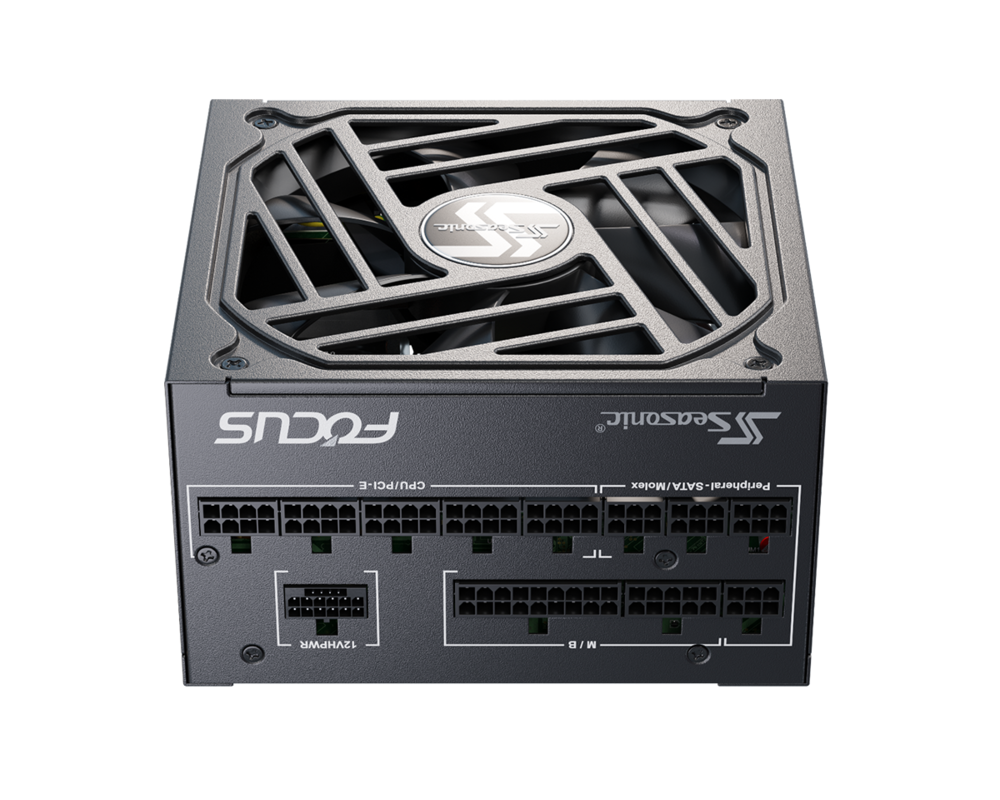 Захранване SEASONIC FOCUS GX-1000 1000W, 80+ Gold PCIe 5.0, Fully Modular 5