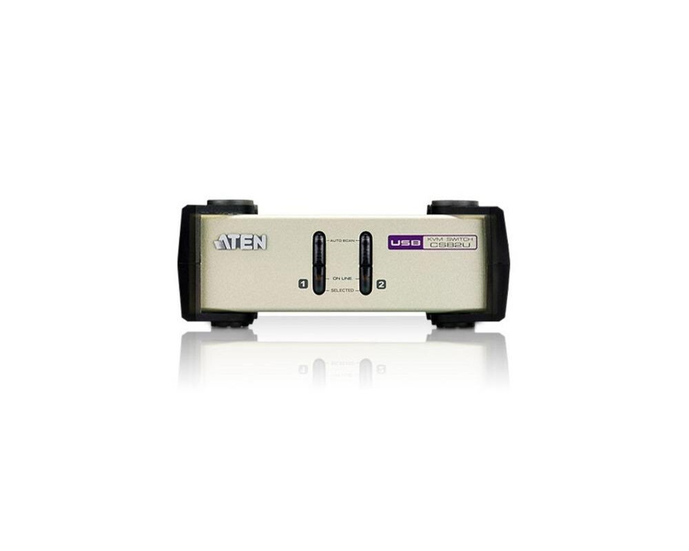 KVM switch KVMP превключвател, ATEN CS82U, 2-портов, PS/2-USB VGA 2