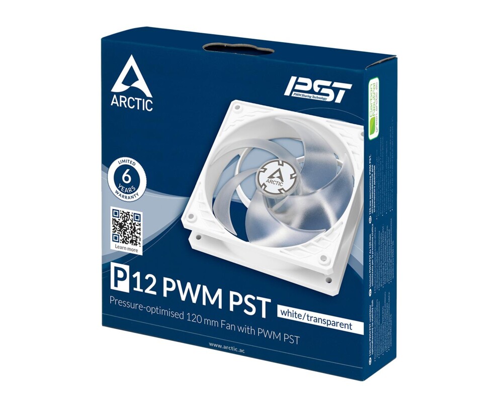 Вентилатор ARCTIC P12 PWM PST, 4 pin, 120 mm 5