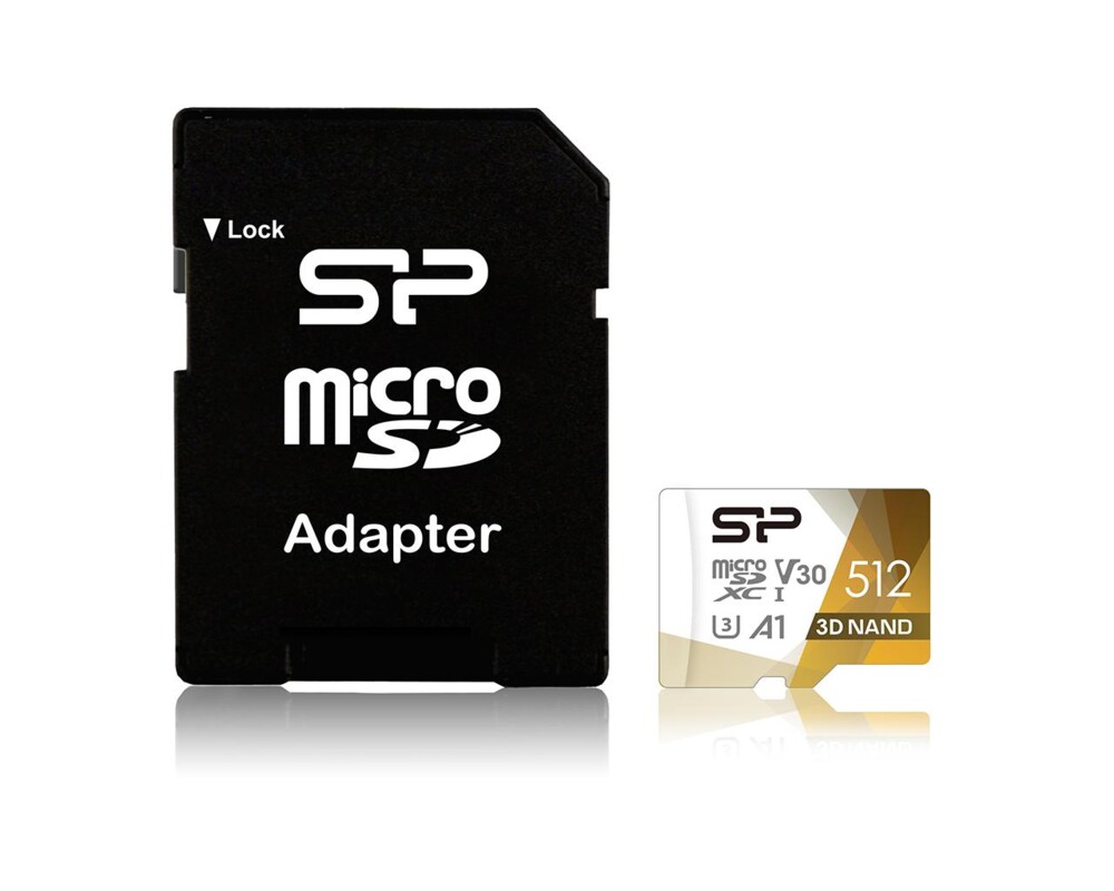 Флаш карта SILICON POWER memory card Superior Pro Micro SDXC 512GB UHS-I U3 V30 +adapter 2