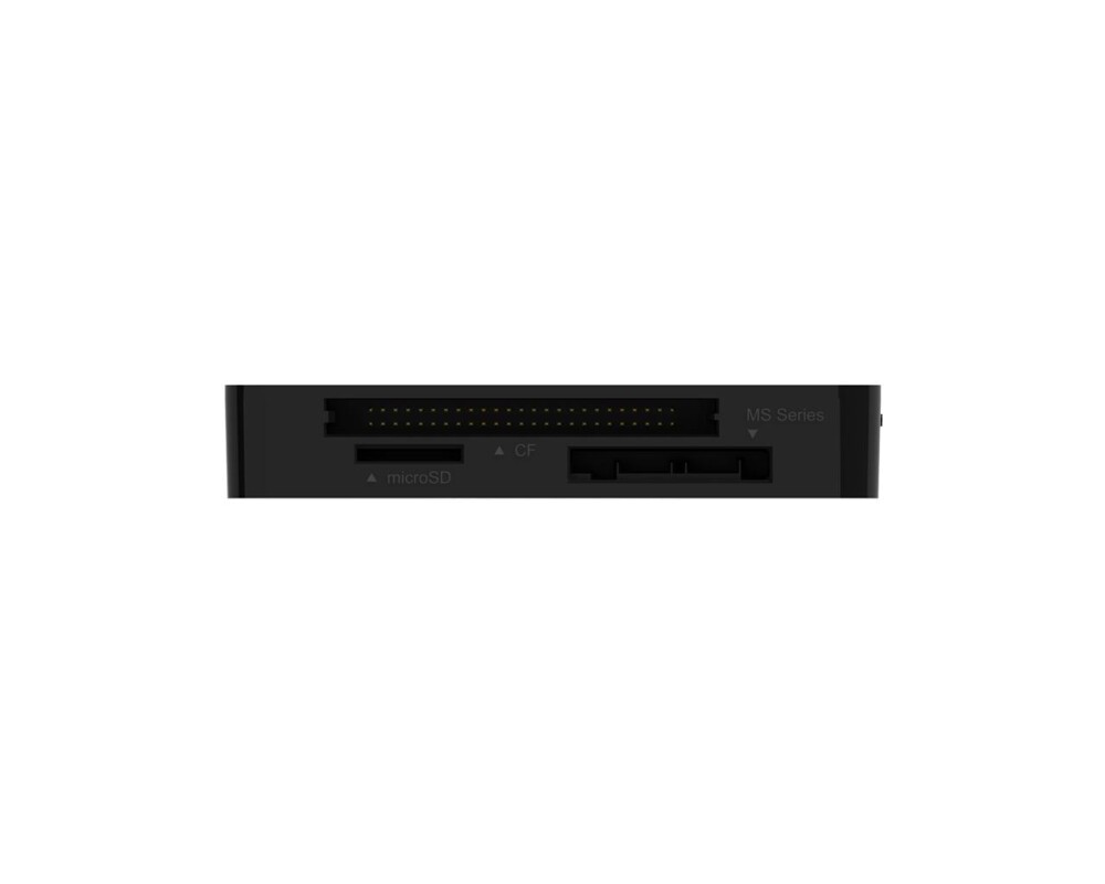 Четец за карти Silicon Power "All-in-One", SD/MMC, microSD, CF, MS Series, Черен 3