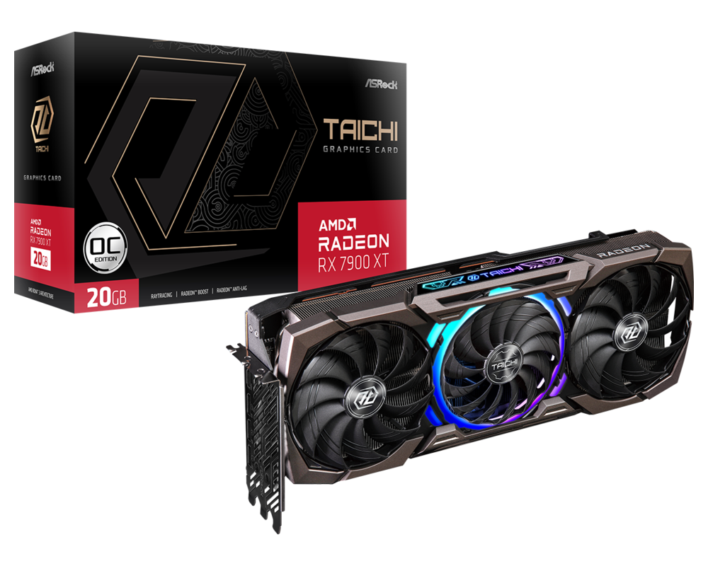 Видеокарта ASRock Radeon RX 7900 XT Taichi OC 20GB GDDR6 6