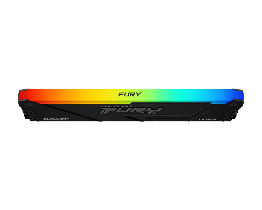 Памет Kingston FURY Beast Black RGB 8GB DDR4 3200MHz CL16 KF432C16BB2A/8 3