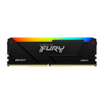 <span>Памет</span> Kingston FURY Beast Black RGB 16GB DDR4 3200MHz CL16 KF432C16BB2A/16 <span class='catalog-num-in-name'>KF432C16BB2A-16</span> - 