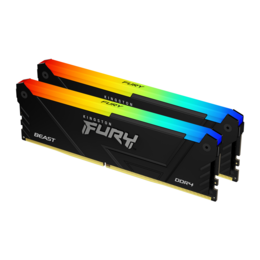  32GB(2x16GB Kingston FURY Beast Black RGB DDR4 686906 KF432C16BB2AK2-32 на топ цена - PIC.bg