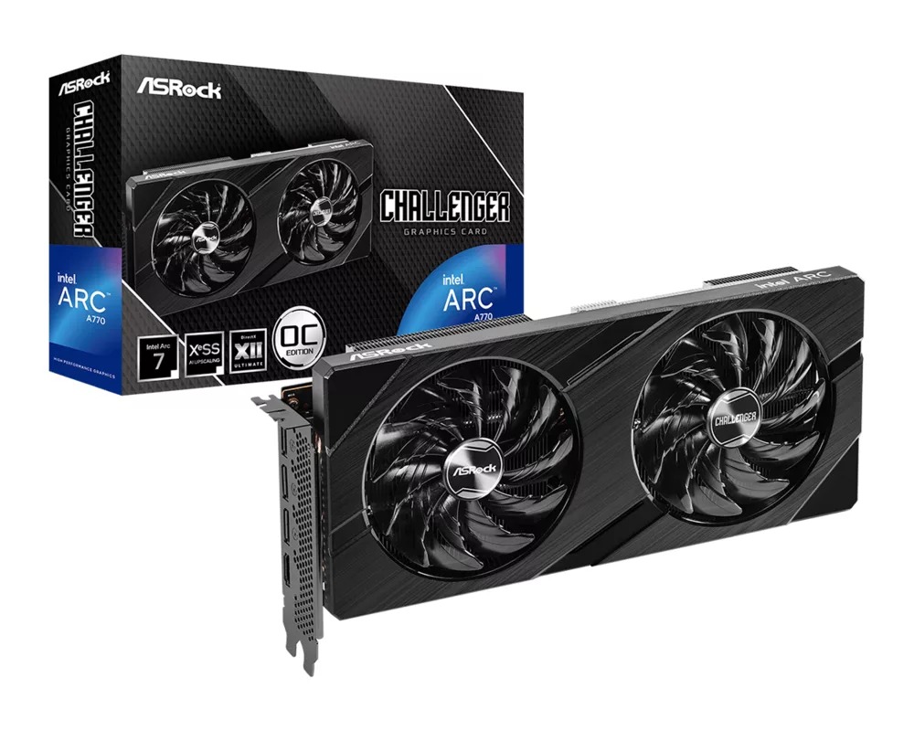 Видеокарта ASRock Intel Arc A770 Challenger OC 16GB GDDR6 13