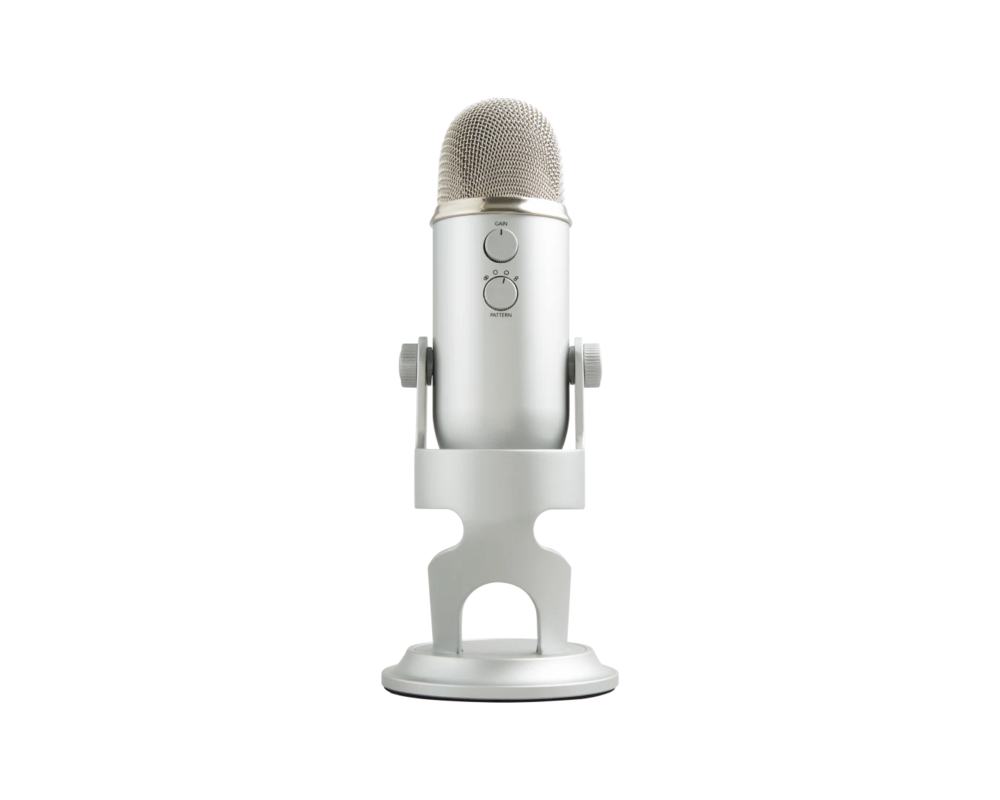 Микрофон Logitech Blue YETI - Silver 3