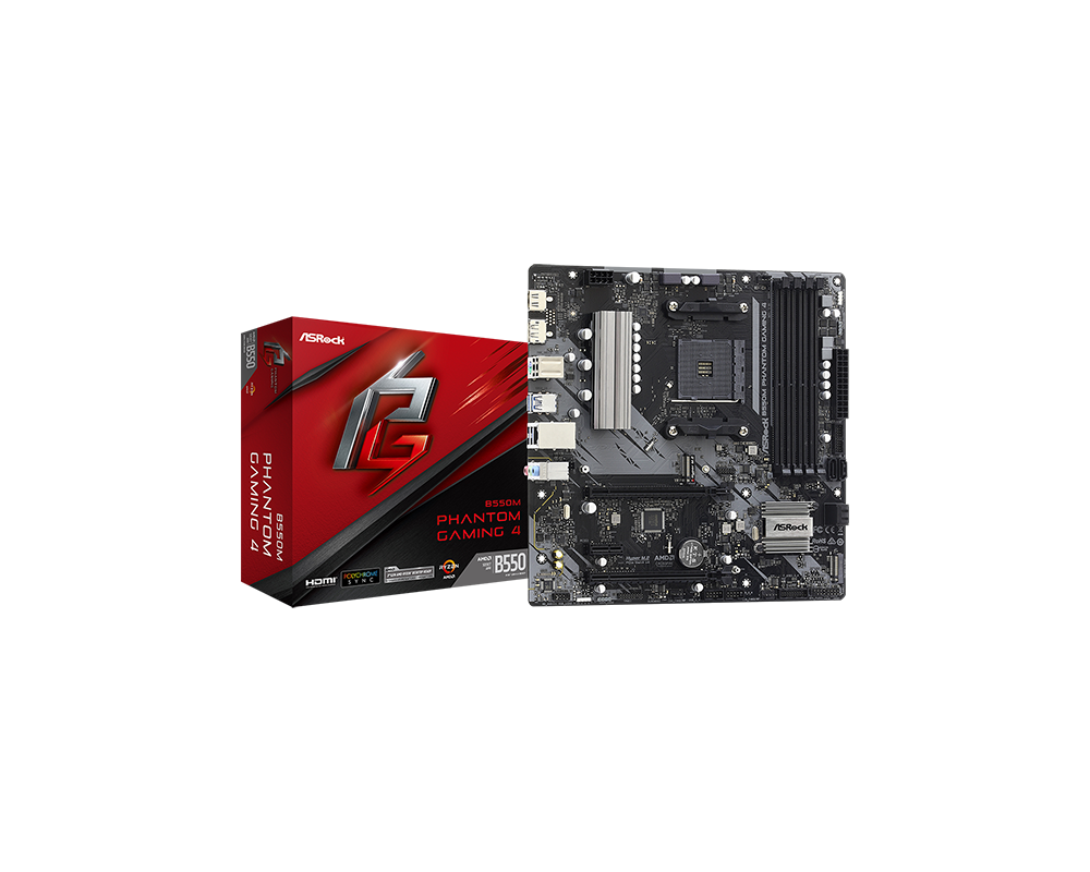 Дънна платка ASROCK B550M PHANTOM GAMING 4 11