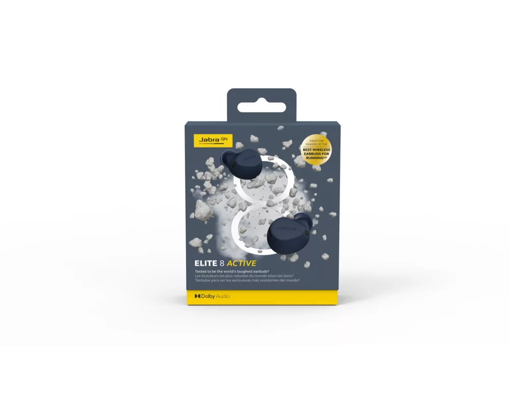 Слушалки Блутут слушалки Jabra Elite 8 Active, Navy 6