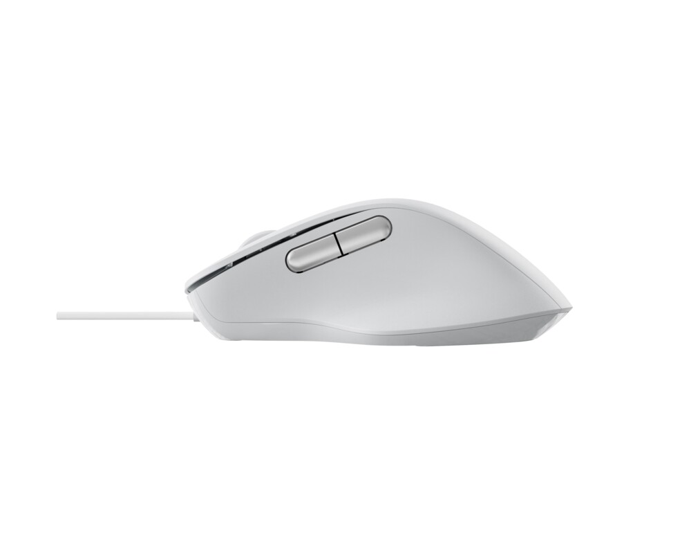 Мишка Жична оптична мишка RAPOO N500 Silent, Безшумна, Бяла 4