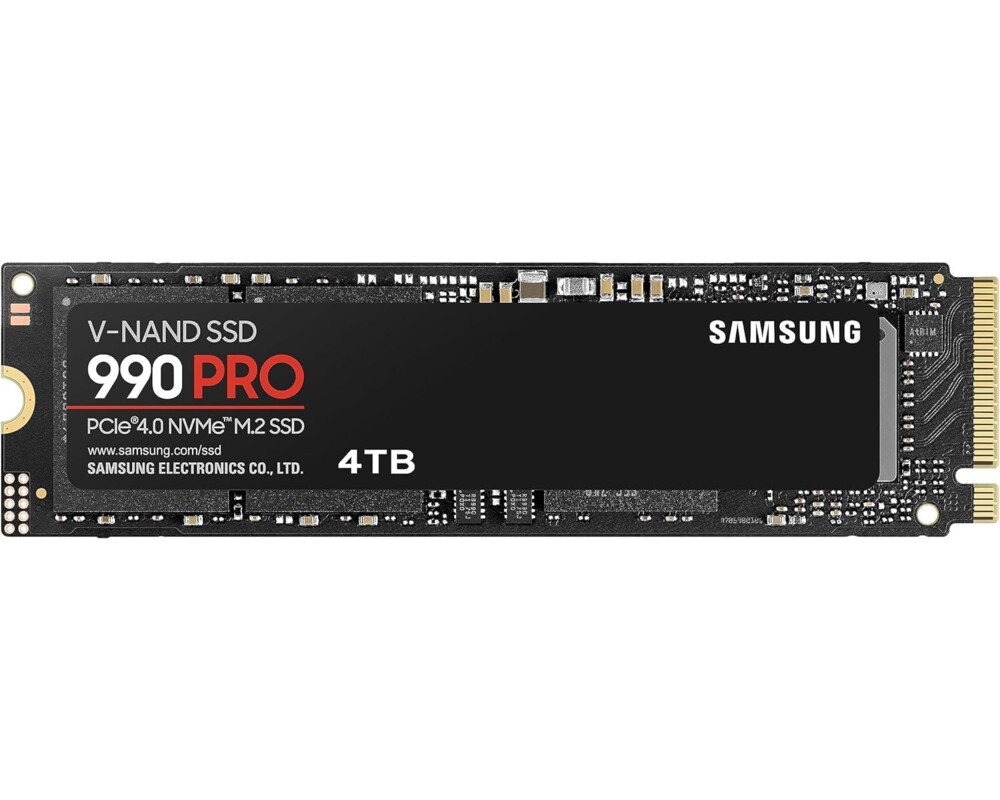SSD Samsung SSD 990 PRO 4TB PCIe 4.0 NVMe 2.0 M.2 MZ-V9P4T0BW 6