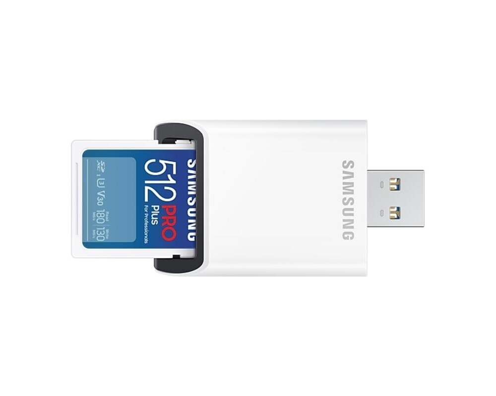 Флаш карта Samsung 512GB SD PRO Plus + USB Reader 6