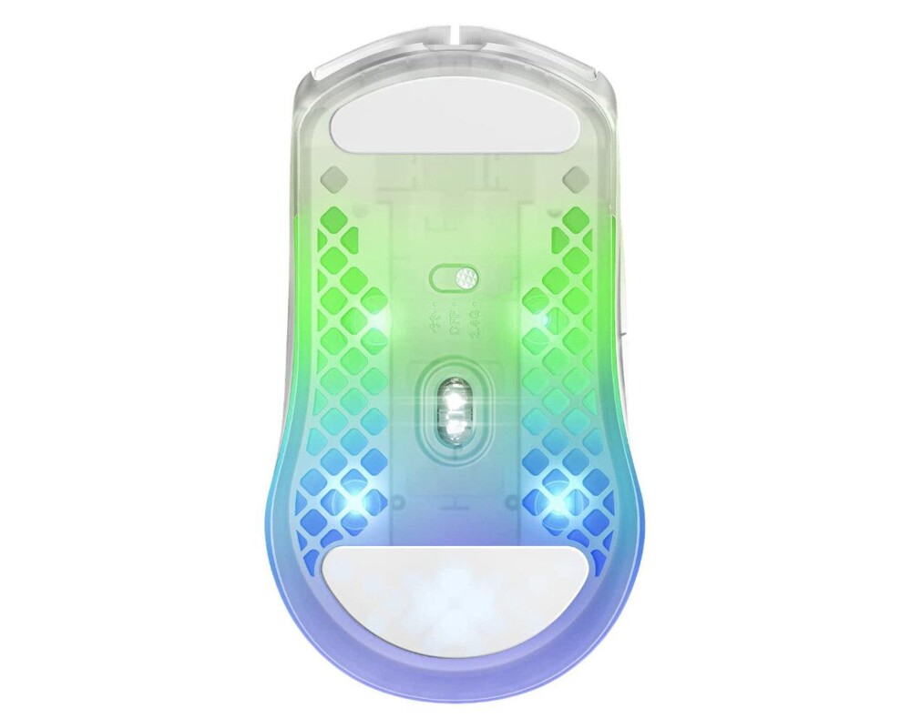 Мишка Геймърска мишка SteelSeries, Aerox 3 Wireless (2022) Ghost, Оптична, Безжична, USB 5