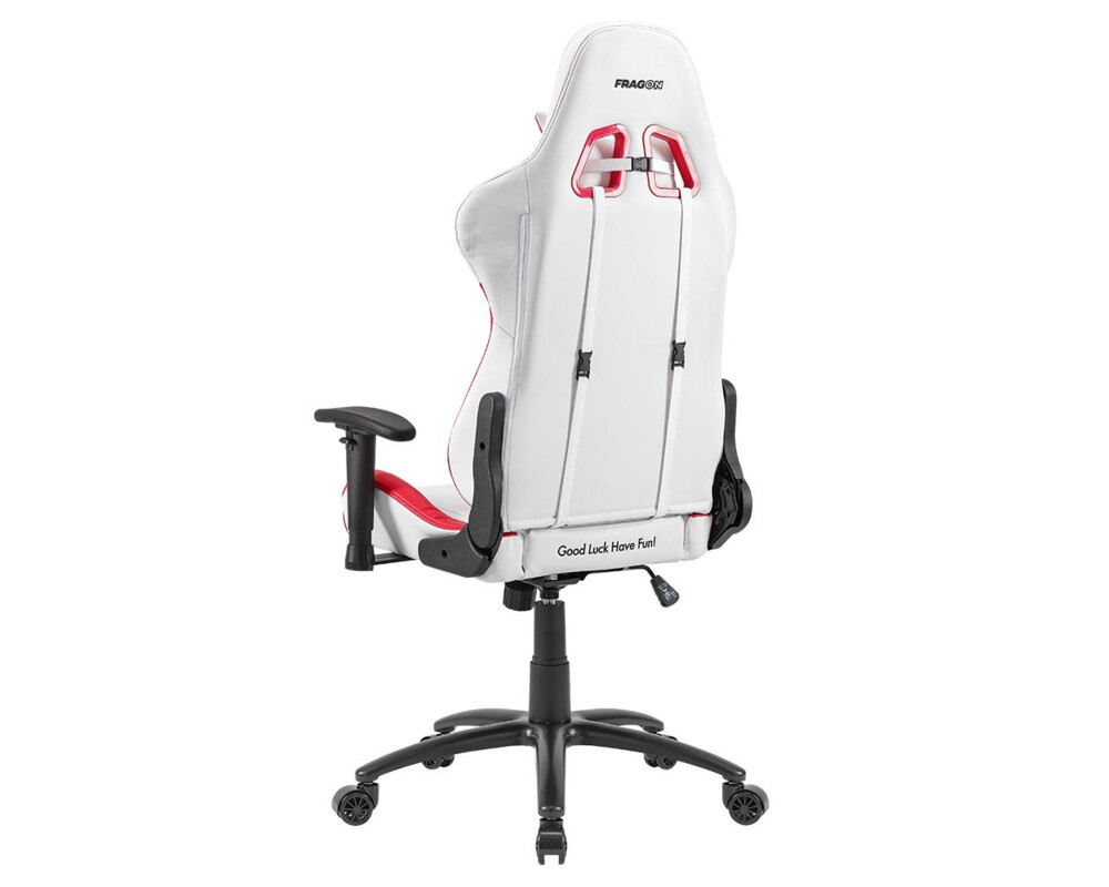 Геймърски стол FragON 2X White/Red 6