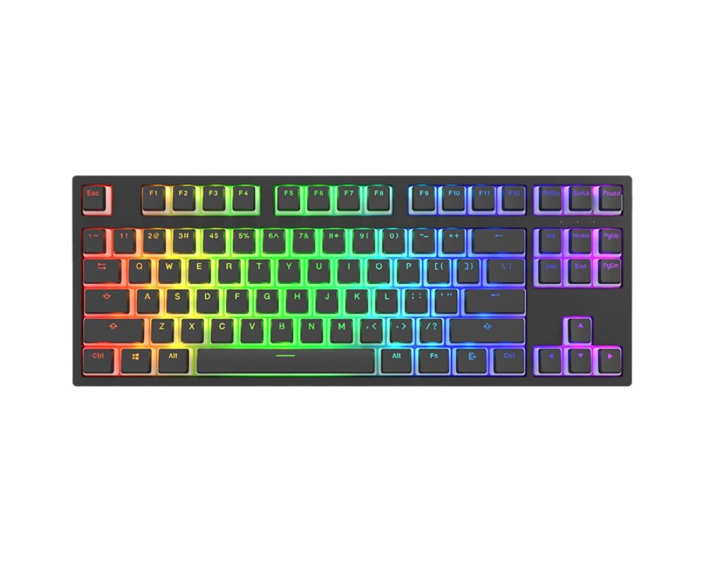 Клавиатура Геймърскa механична клавиатура Dark Project KD87A Black TKL - Gateron Cap Teal Switch, RGB 2